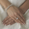 Swarovski Crystal Bridal Wedding Bracelet 8210 Silver Clear