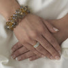 Bridal Wedding Bracelet 8381 Gold Citrine