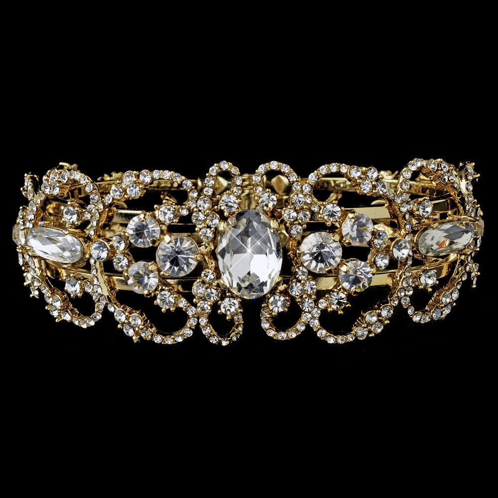 Gold Bridal Wedding Bracelet 8390