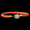Gold Coral Bangle Bridal Wedding Bracelet 8804