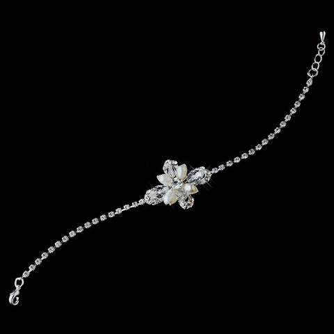 Silver Bridal Wedding Bracelet 970