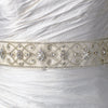 Vintage Beaded Bridal Wedding Sash Belt 13