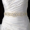 * Pearl & Rhinestone Accented Bridal Wedding Sash Belt 18