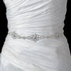 Clear Rhinestone Bridal Wedding Belt 299 with Ribbon