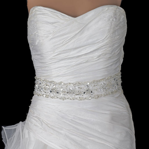 * Beautiful Bridal Wedding Sash Belt 29 Ivory * Beautiful Bridal Wedding Sash Belt 29 Ivory