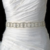 * Crystals, Rhinestones & Bugle Bead Accented Wedding Bridal Wedding Belt 6