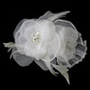 * Floral Rhinestone Bridal Wedding Feather Fascinator Bridal Wedding Hair Clip 475