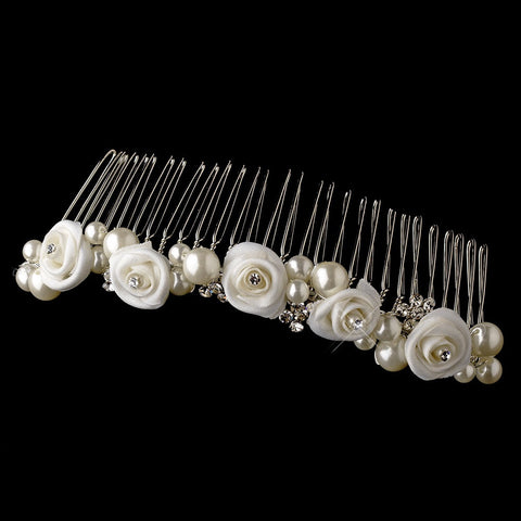 Pretty Pearl Bridal Wedding Hair Comb 594