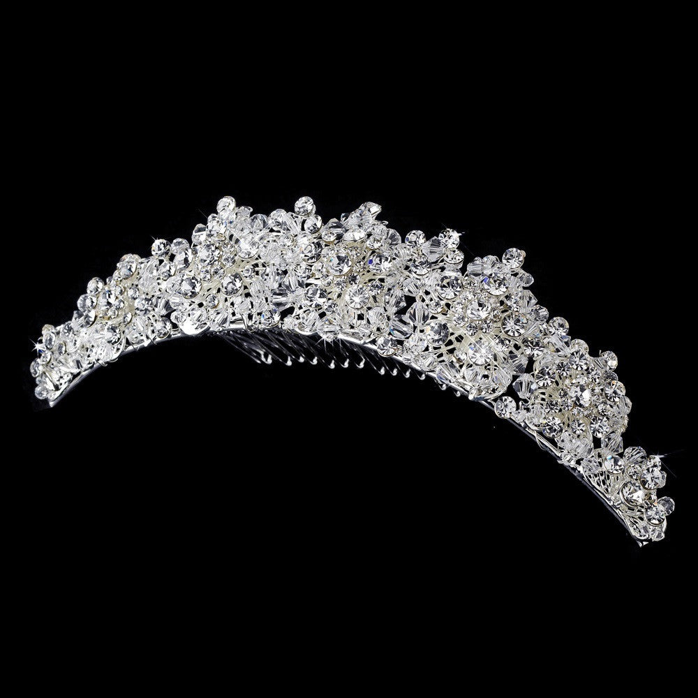 Swarovski Crystal Bridal Wedding Hair Comb 7019