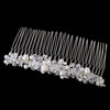 Crystal & Pearl Bridal Wedding Hair Comb 7044