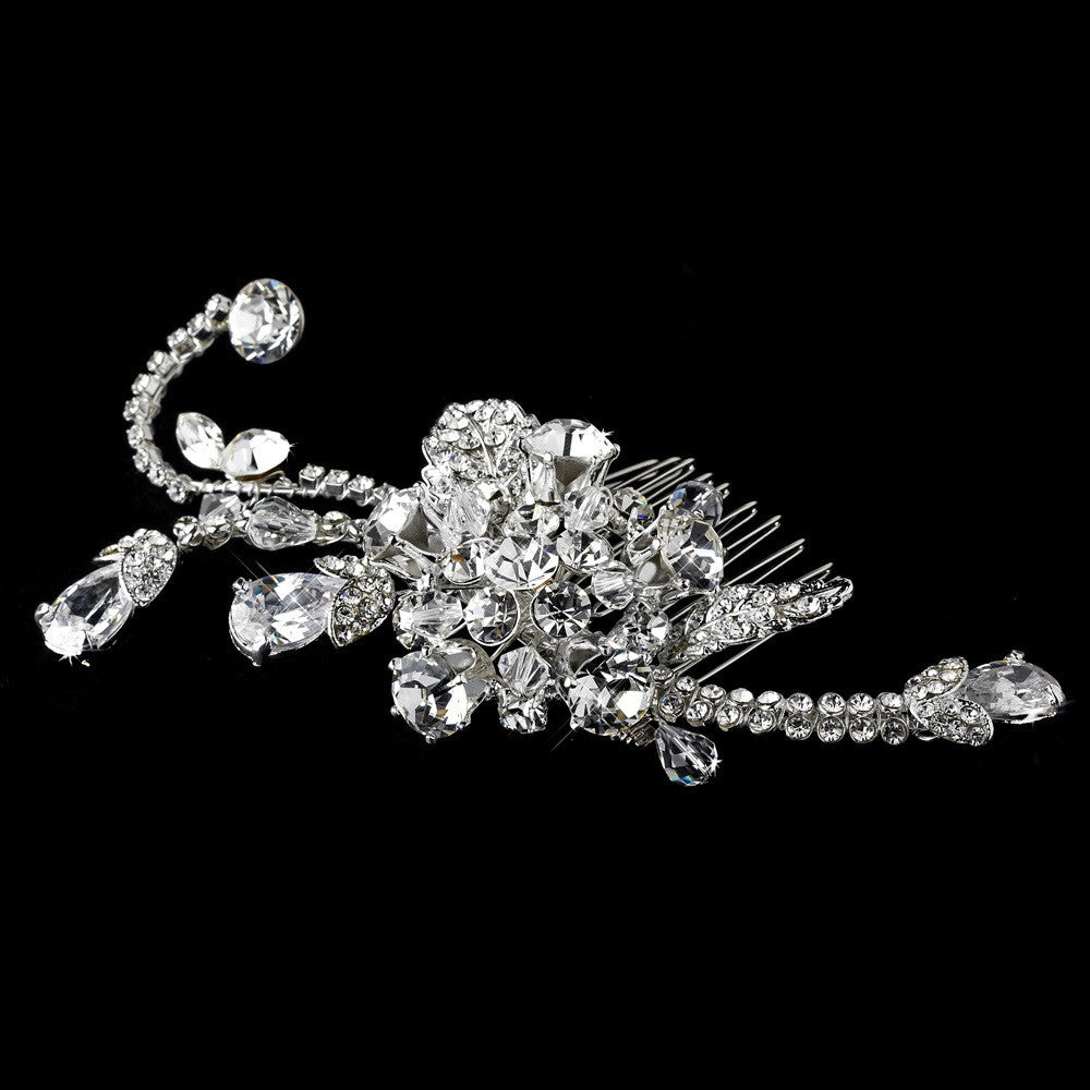 Swarovski Crystal Bridal Wedding Hair Comb 8116