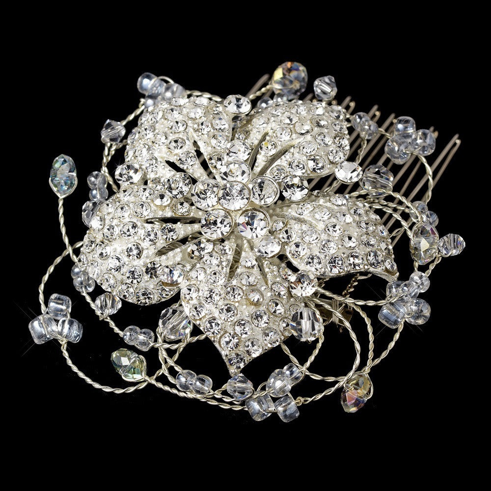 Stunning Crystal Bridal Wedding Brooch Bridal Wedding Hair Accent Bridal Wedding Hair Comb 8217