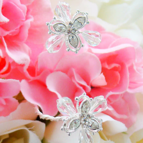 Swarovski Crystal Bridal Wedding Bouquet Jewelry 201