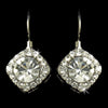 Earring 1003 Silver Clear