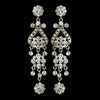 Silver Clear Earring Set 1033