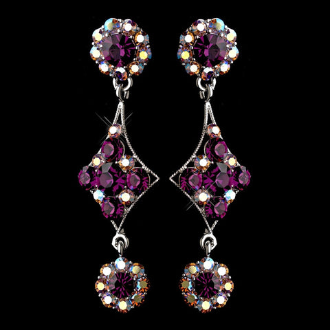 Amethyst Earring Set 1265