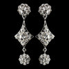 Silver Clear Earring Set 1265