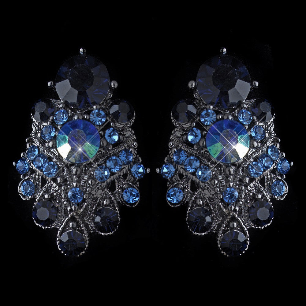 Navy 2025 wedding earrings