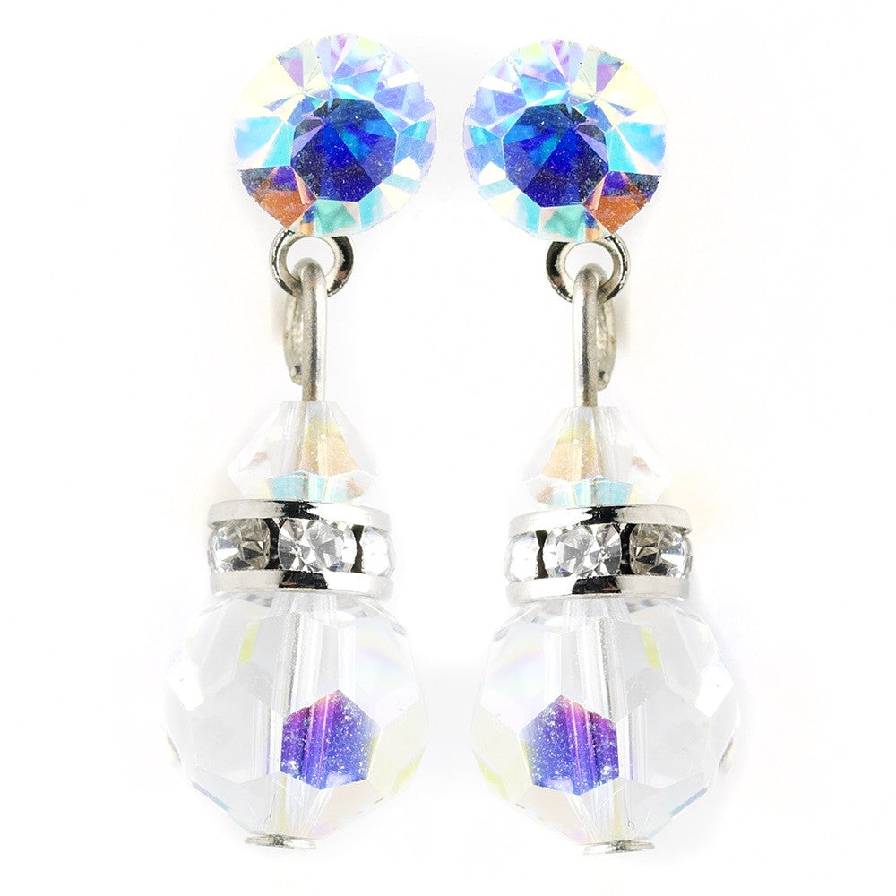 AB Swarovski Crystal Bridal Wedding Earrings E 200