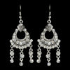 Earring 20371 Silver Clear