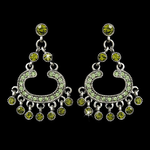 Earring 20377 Silver Olive