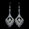 Earring 20381 Silver Light Blue