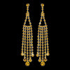 * Perfect Charming Orange Dangling Rows Earring 20426