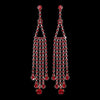 * Perfect Charming Red Dangling Rows Earring 20426