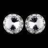 Silver Clear Rhondelle Earring Set 23017