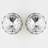 Silver Clear Rhondelle Earring Set 23017