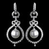 Silver Clear Earring Set 25356