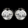 Silver Clear Stud Earring Set 2589