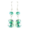 * Emerald Green Dangle Earring Set 7619