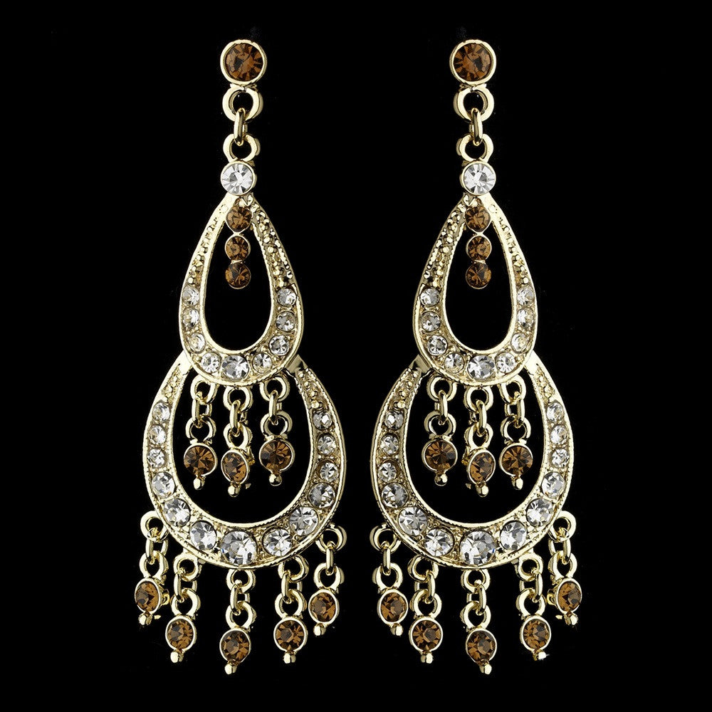 * Earring 804 Gold Brown