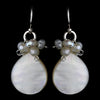 Freshwater Pearl & Shell Bridal Wedding Necklace & Earring Set NE 8253