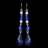 Bridal Wedding Necklace Earring Set NE 8354 Blue