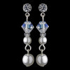 Pearl Bridal Wedding Earrings 8365