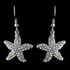 Starfish Earring Set 8502 Silver AB