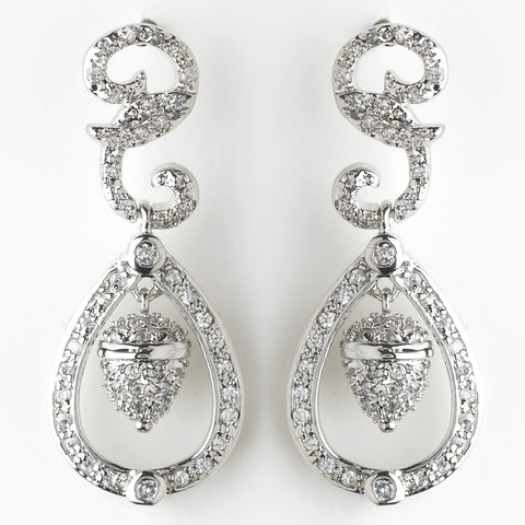 Royal Princess Kate Middleton Inspired Acorn Wedding Bridal Wedding Earrings E 8732