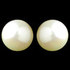 Large Pearl Stud Bridal Wedding Earrings 8850