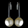 Silver Ivory Pearl Drop Earring 9267