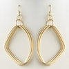 Gold Hoop Bridal Wedding Earrings 9516