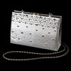 Stunning Silver Satin Bridal Wedding Evening Bag 218