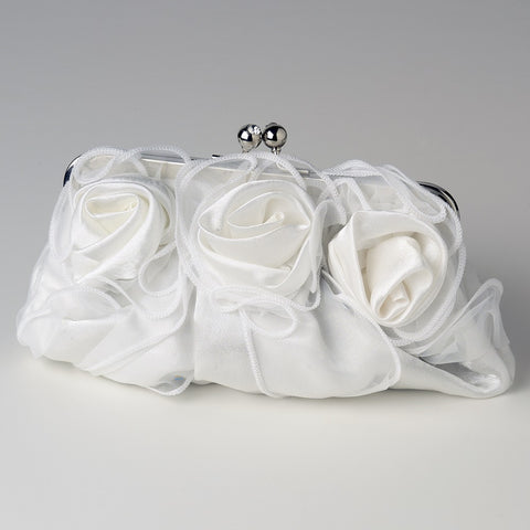 Satin Flower Bridal Wedding Evening Bag 313