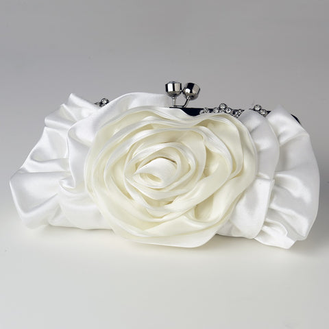 Floral Rose Rhinestone Bridal Wedding Evening Bag 316
