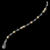 Silver Ivory Pearl & Swarovski Crystal Bead Jewelry Extender 6