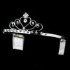Silver Clear Rhinestone Wired Heart Bridal Wedding Tiara Headpiece 2572