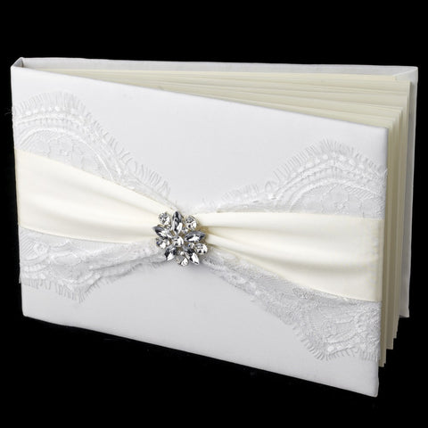 Ribbon & Bridal Wedding Brooch Bridal Wedding Guest Book 848