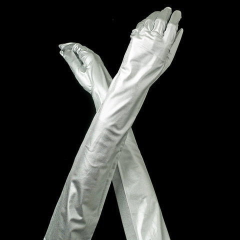 Metallic Gloves (3 Lengths)