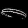 Double Band Crystal & Rhinestone Bridal Wedding Headband HP 1001